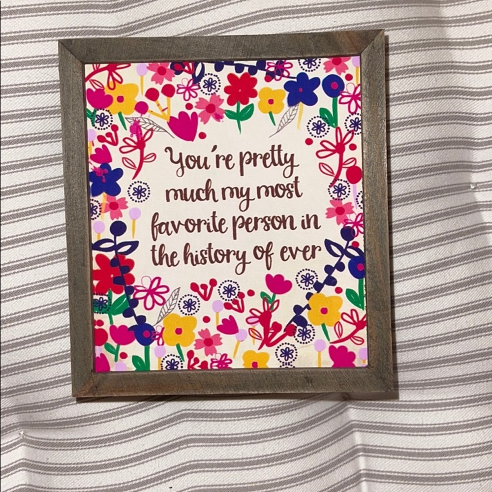 Natural Life Room Sign